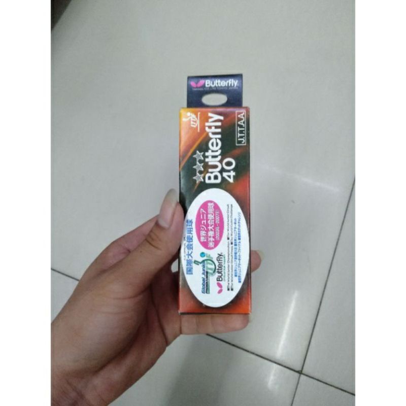Banh bóng bàn butterfly 40- 1 hộp 3 quả
