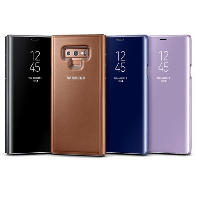 Bao da Clear View Standing Cover Samsung Galaxy Note 9 chính hãng