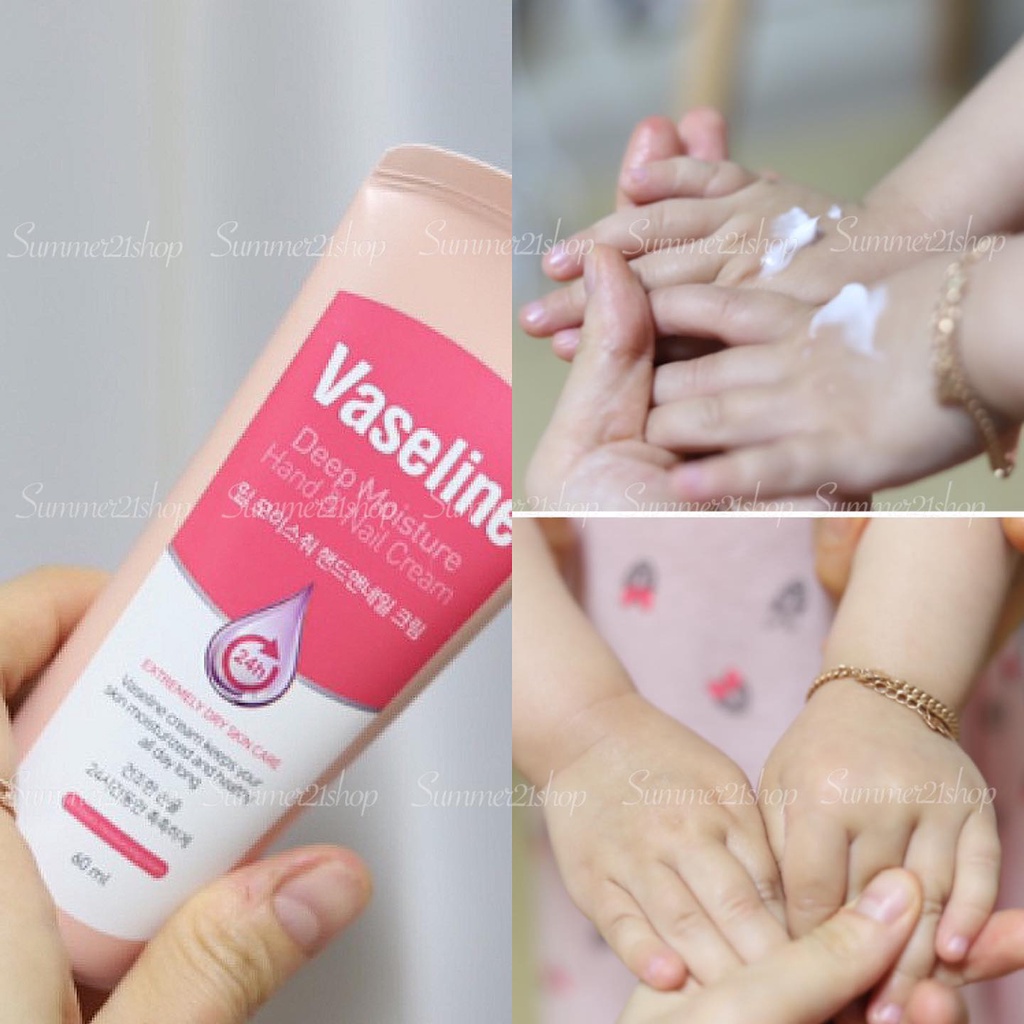 Kem Dưỡng Da Tay Và Móng Vaseline Deep Moisture Hand & Nail Cream 60ML
