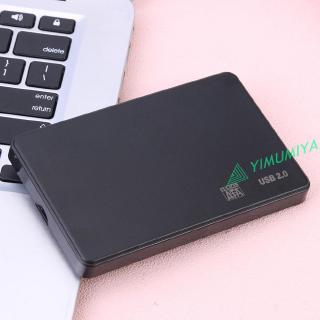 YI 2.5 inch Hard Disk Case SATA USB2.0 HDD Box External Hard Drive Enclosure