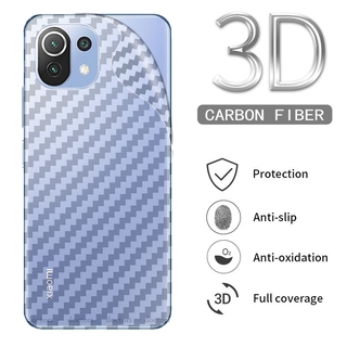 Dán Lưng Điện Thoại Cacbon Chống Vân Tay cho Xiaomi Mi 13T 13 12 12s 12T 11T 10T 11 10 Pro Ultra 9T Pro Lite 5G 4G 2023