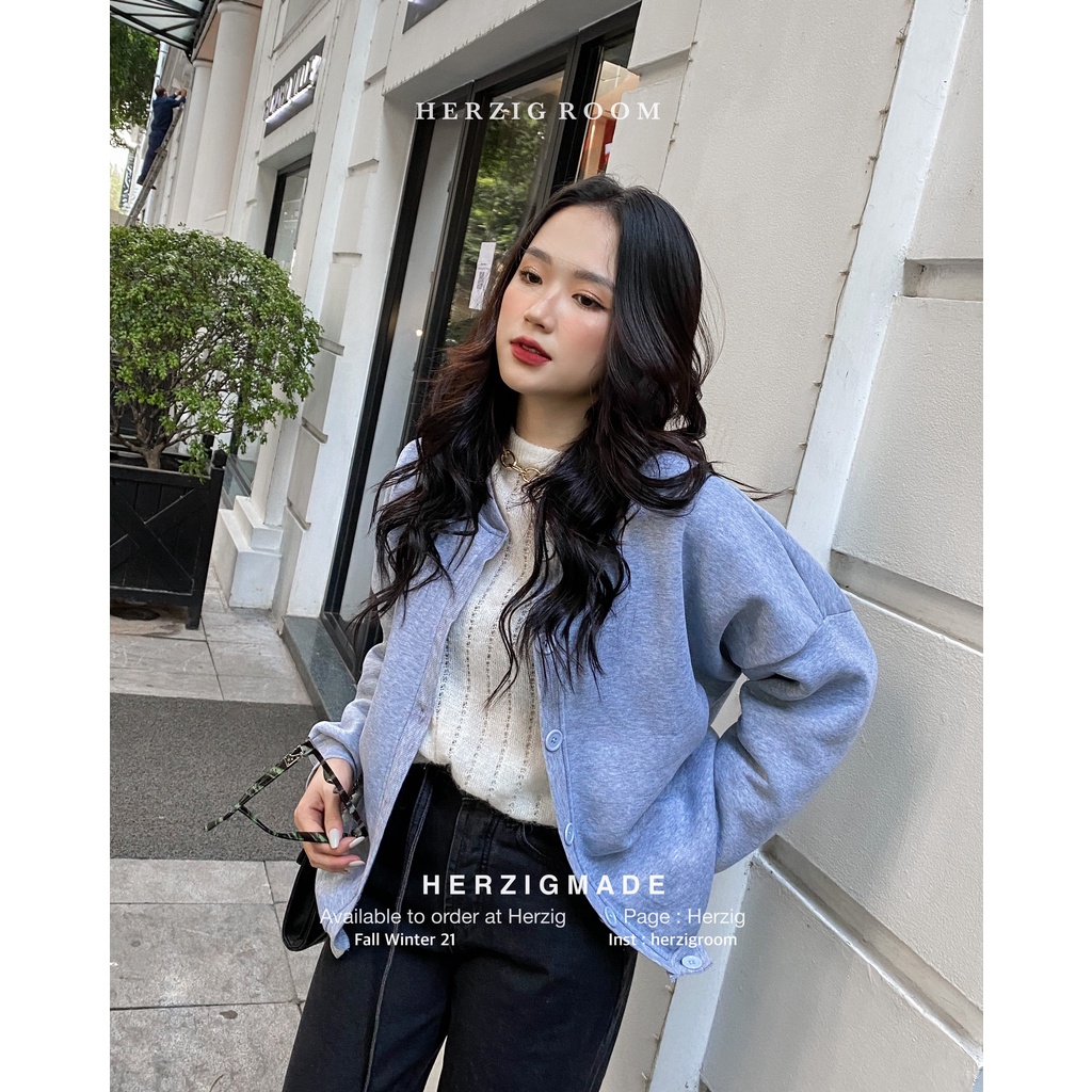 Áo cardigan nỉ Herzig - A2905