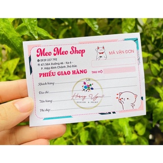 Phiếu ship thiết kế theo yêu cầu