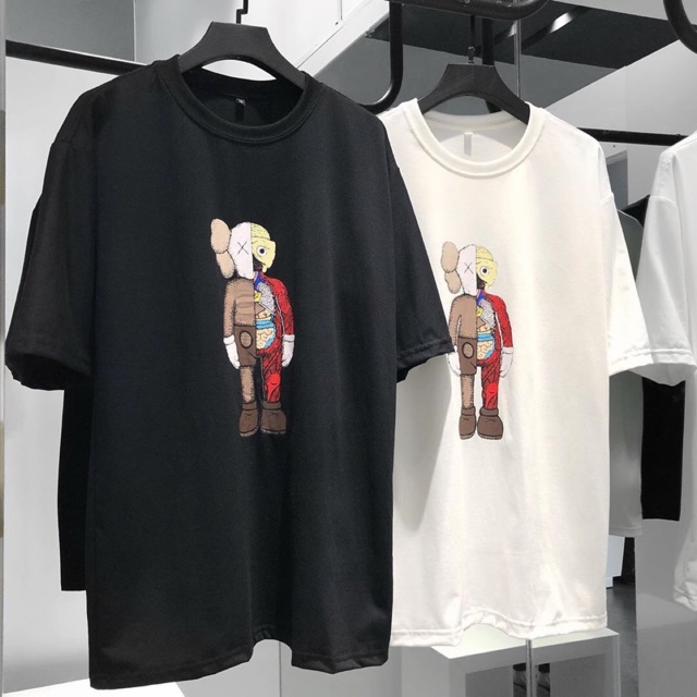 [ẢNH THẬT] Áo thun tay lỡ KAWS UNISEX