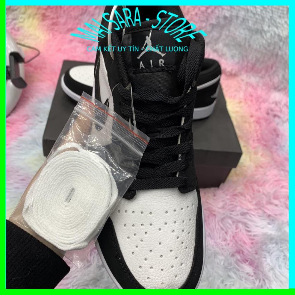 Giày jordan cổ thấp màu đen trắng, giày jd panda thấp hàng cao cấp, full size 36-43/Maisara store | BigBuy360 - bigbuy360.vn