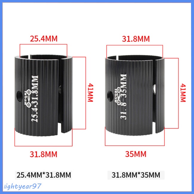 Phụ Kiện Giảm Sốc 25.4mm Sang 31.8mm / 31.8mm Đến 35mm Cho Ghi Đông Xe Đạp Mtb