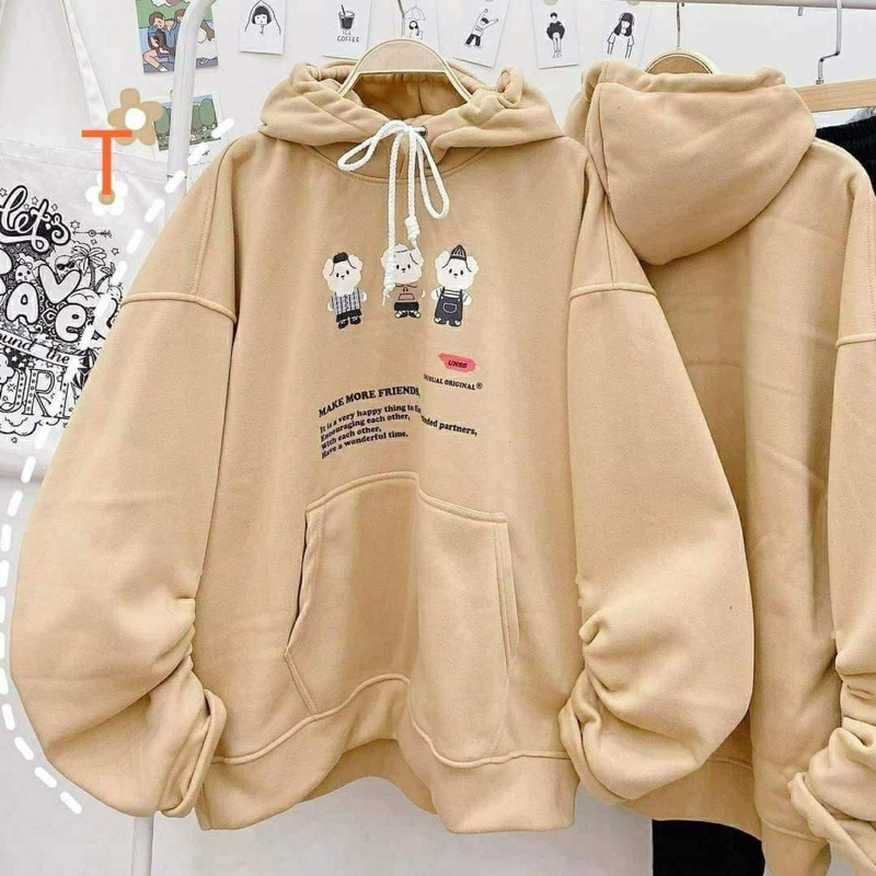 Áo hoodie ba chú lợn TT11