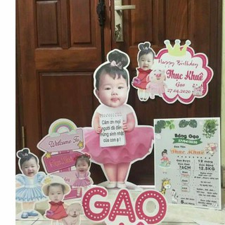 Hình chibi bảng tên bé gái