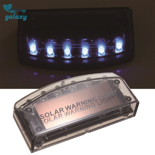 Galaxy Đèn Cảnh Báo Năng Lượng Mặt Trời Kèm Sạc Usb Chất Lượng Cao Cho Ô Tô