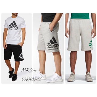 Quần short Adidas logo hàng xuất dư