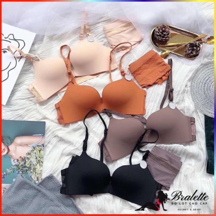 Áo Lót Nữ Áo Ngực Bralette Dây Lưới CÀI TRƯỚC Không Gọng Nâng Ngực B472