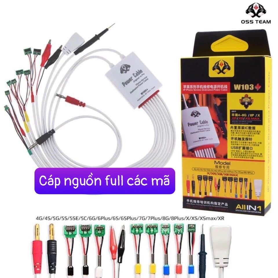 Dây Cấp Nguồn W103 ALL in ONE từ 5s - 11 promax