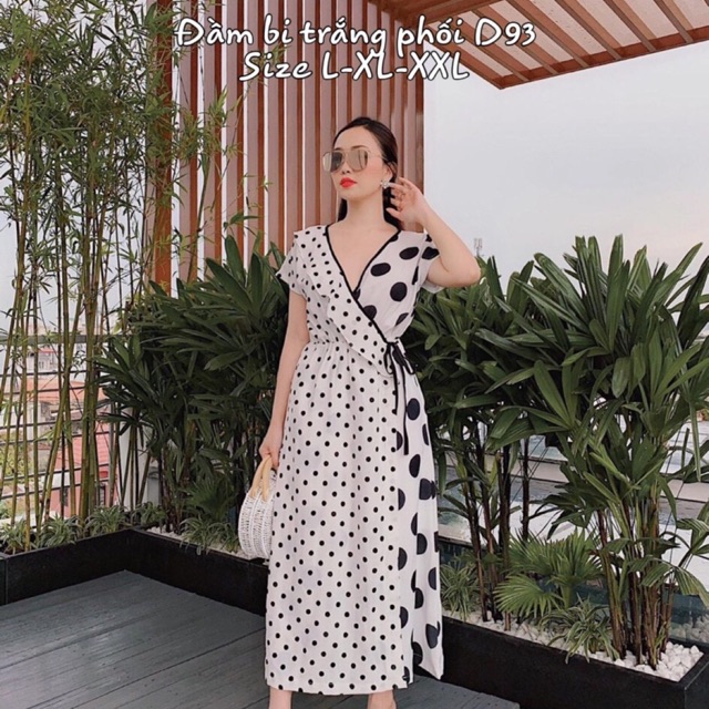 Đầm chấm bi bigsize