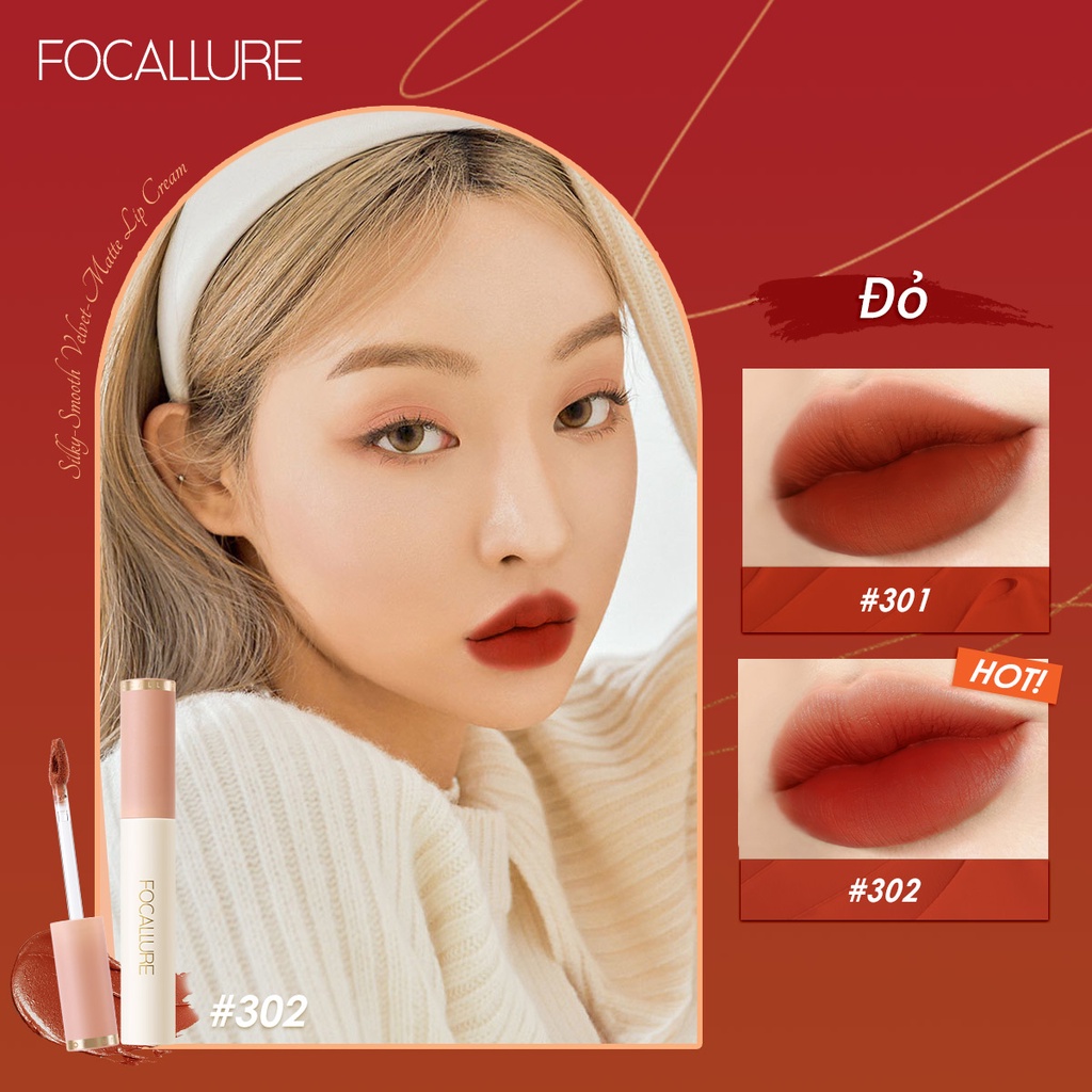 FOCALLURE Son kem lì mềm mịn và dễ tán 2.4g