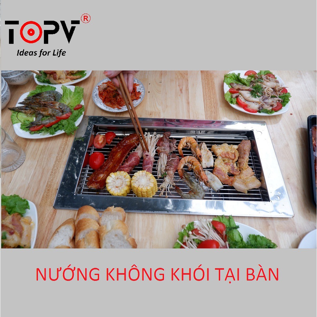 Bếp nướng than hoa không khói TopV KTV, Bếp lẩu nướng không khói TopV