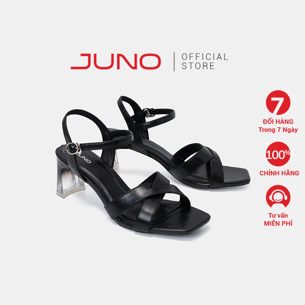 Giày Sandal Nữ 7cm JUNO Gót Sơn Chuyển Màu SD07083