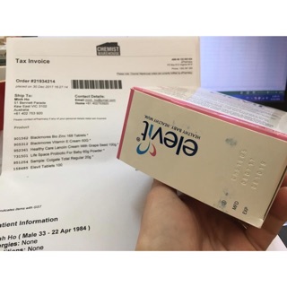 Elevevit cho bà bầu 100v và dha