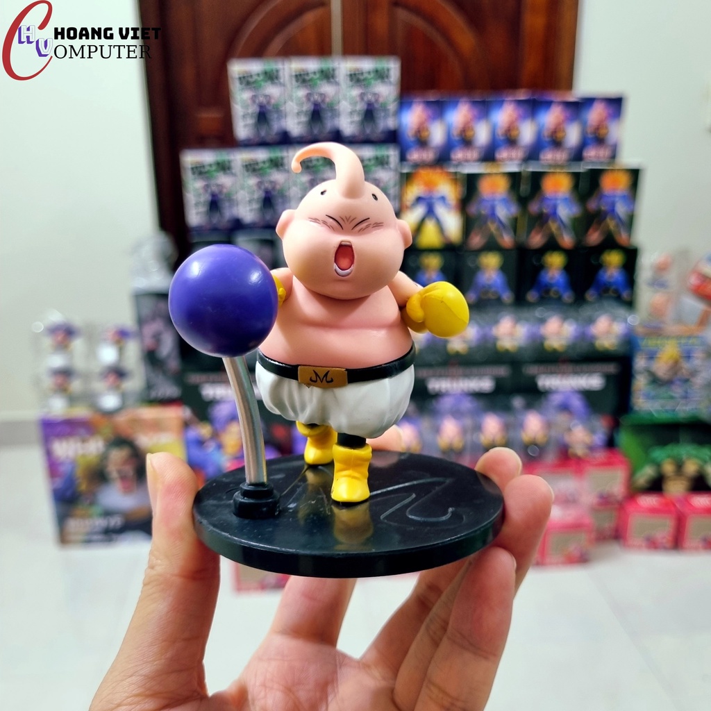 Full bộ mô hình mabuu tập gym siêu dễ thương - Mô hình mới ra mắt Dragon Ball