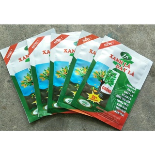 Phân bón vi lượng kẽm Zn+,  xanh lá dày lá gó,i 50gr chống vàng lá bạc lá cháy lá xoắn lá khô hoa rụng trái