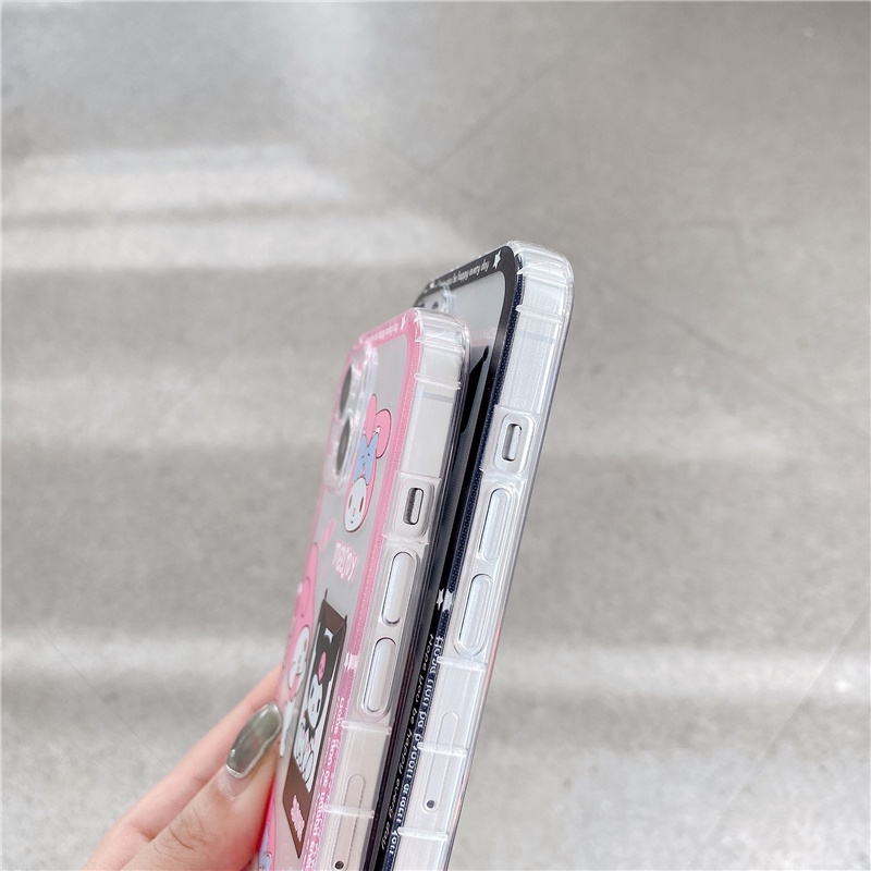 Ốp Điện Thoại Họa Tiết Melody Kuromi Chống Sốc Cho iphone 14 13 11 12 pro max i13 14 Plus