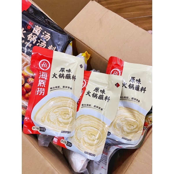 Sốt Chấm Lẩu Haidilao 120g - Sốt Đậu Phộng Chấm Lẩu Tuyệt Đỉnh Haidilao | BigBuy360 - bigbuy360.vn