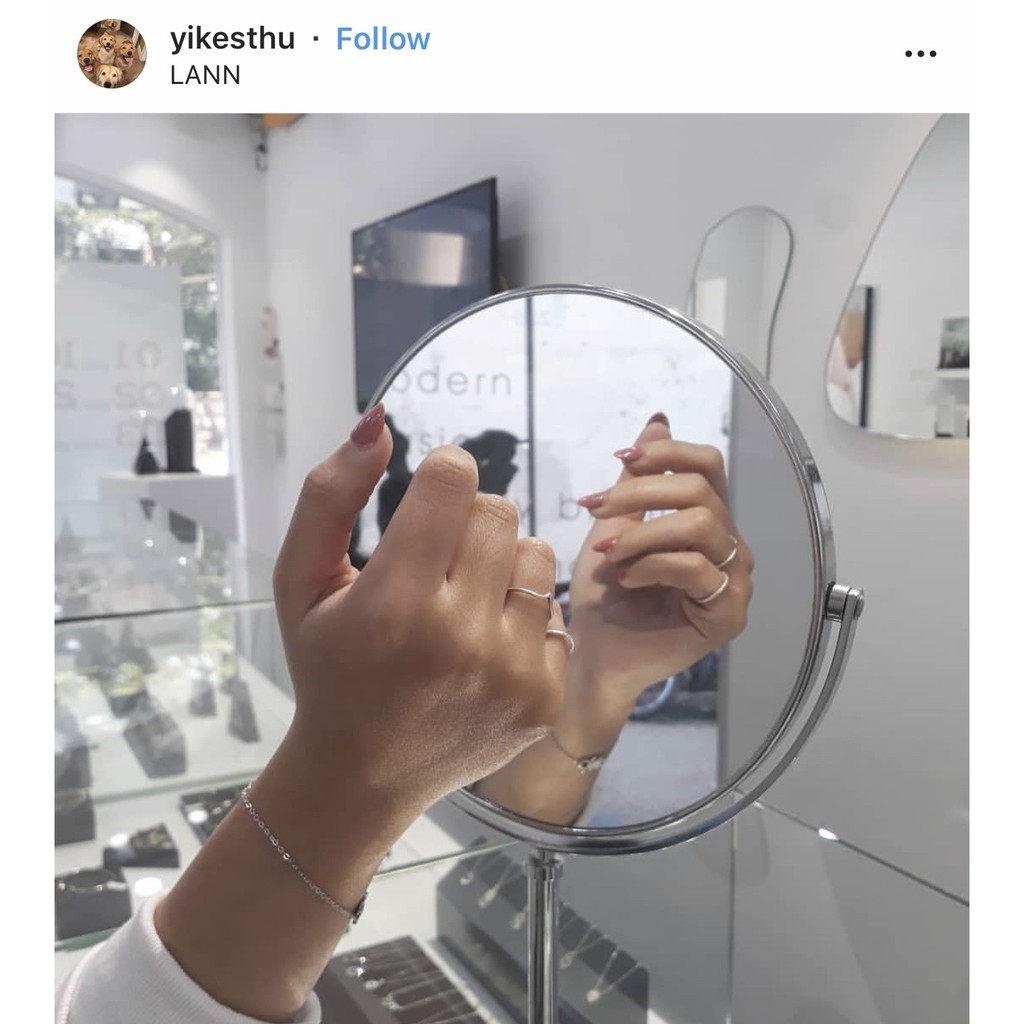 Nhẫn 2 nhành lá olive mở BẠC S925 LANN R244