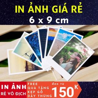 [RẺ VÔ ĐỊCH] IN ẢNH POLAROID LỤA 6x9 - QUÀ TẶNG KÈM : KẸP VÀ DÂY THỪNG CHO ĐƠN TỪ 150k