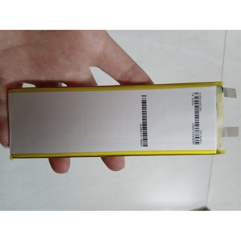 Cell Pin lithium polymer 3815mAh 14.65Wh Kích Thước 128x42x3m