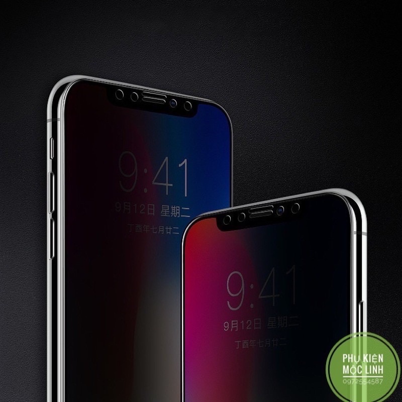 Kính cường lực iphone chống nhìn trộm 6 | 7 | 8 | Plus |X |Xr |Xs max11 12Mini 12 Pro max nguyên khối dán