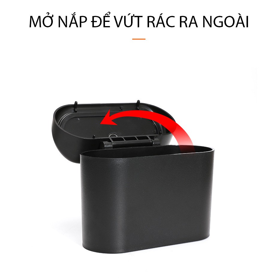 Hộp Đựng Rác Mini Siêu Gọn Cho Xe Hơi, Thùng Rác Nhỏ Gọn Đa Năng