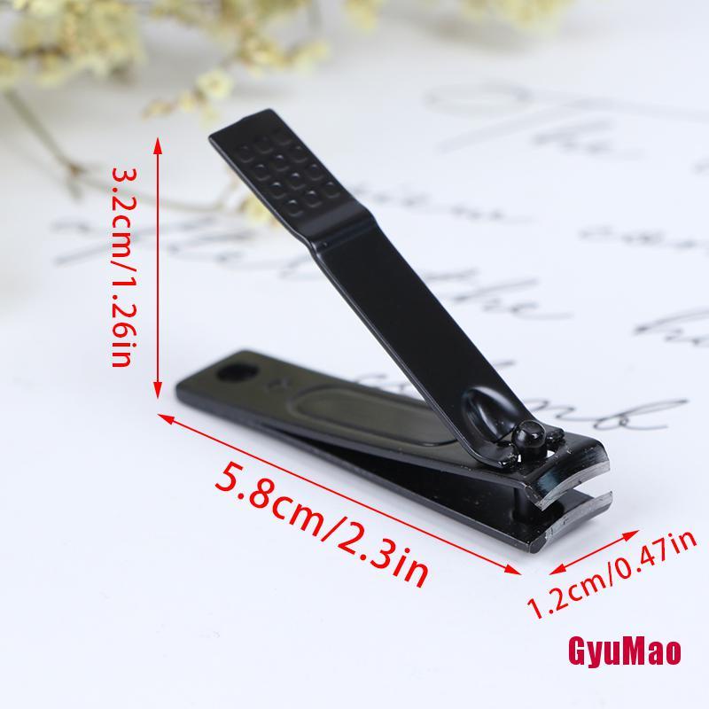 Dụng Cụ Bấm Móng Tay Bằng Thép Không Gỉ Màu Đen Chuyên Nghiệp
