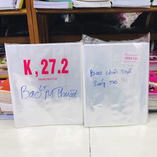 Combo 10 Bao tập-sách - bìa kiếng hiệu con nai loại dày đặc biệt