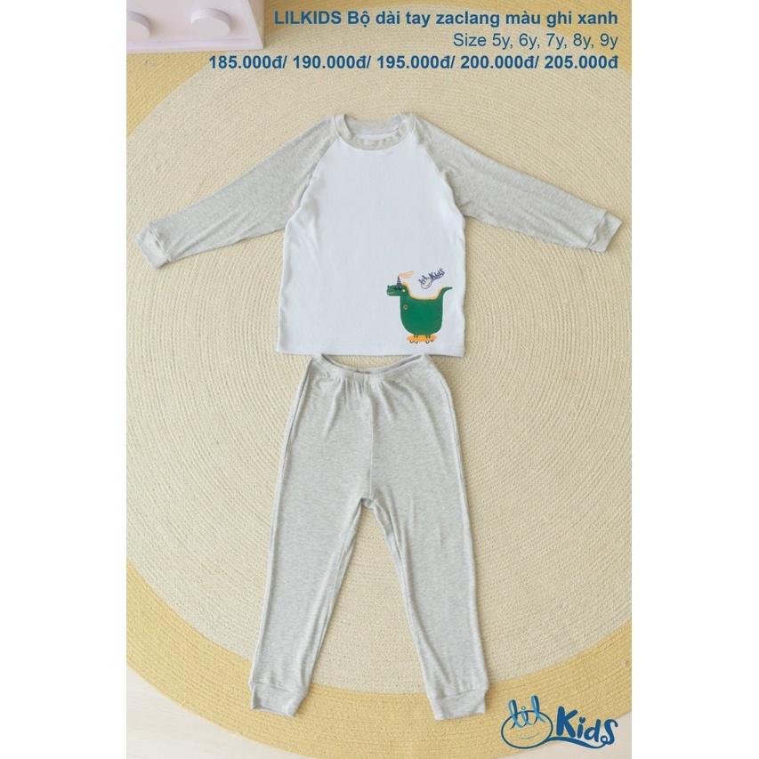 [CHÍNH HÃNG] Bộ dài tay kid nỉ lông thu đông trẻ em KIDBD03 Little Love