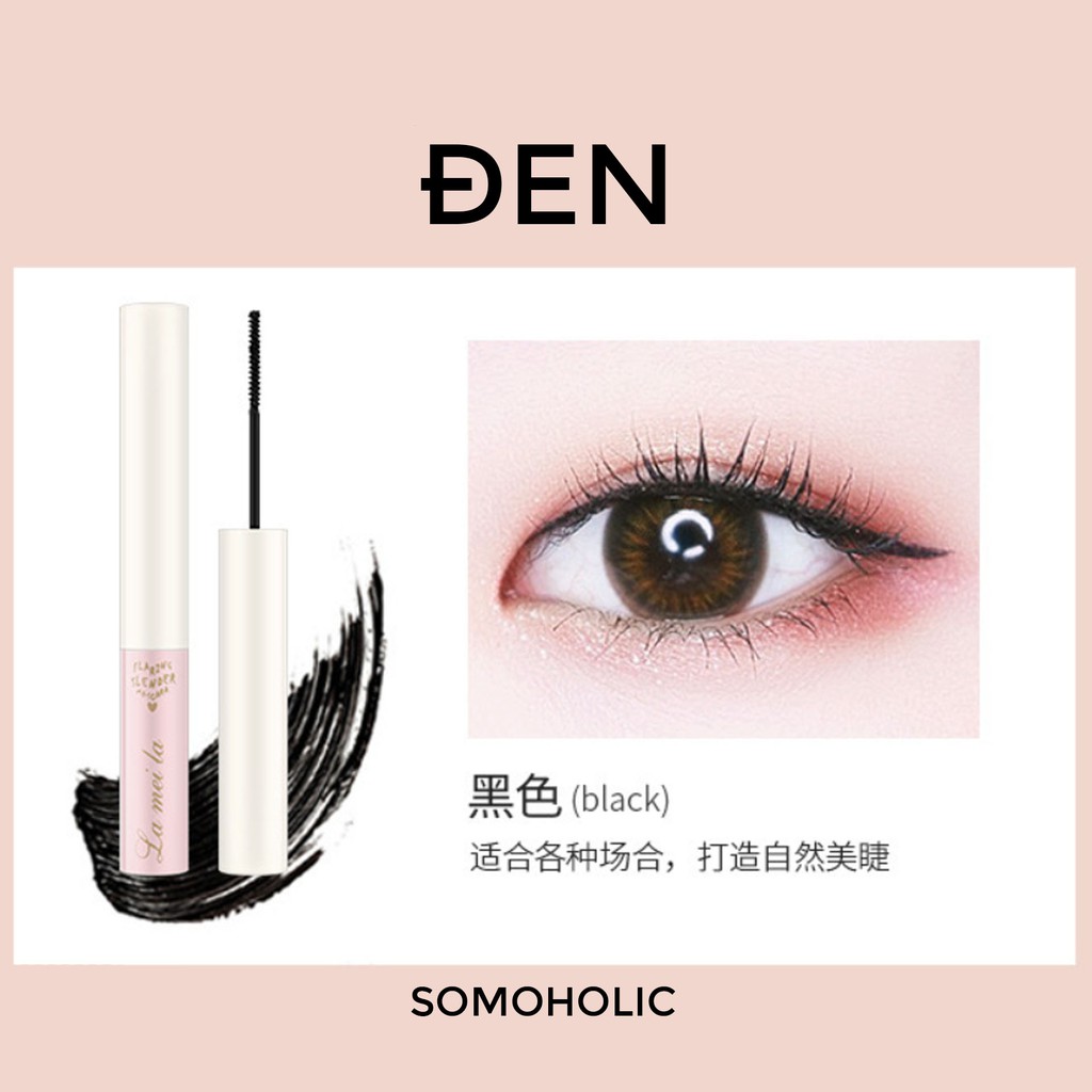 Mascara cong mi Lameila dày mi không lem siêu mảnh Somoholic MAS1