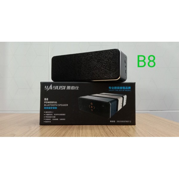 LOA BLUETOOTH SPEAKER B8 - THIẾT KẾ ĐỘC LẠ, ÂM THANH CHẤT- BẢO HÀNH 1 THÁNG