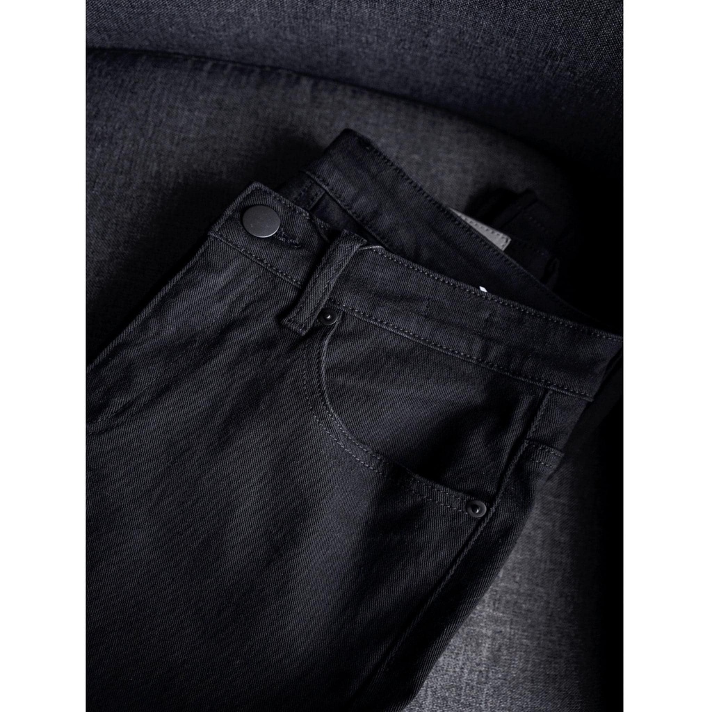 Quần Jean Dài Nam Màu ĐEN TRƠN Phong Cách Trẻ Trung Năng Động From Chuẩn Thời Trang Cao Cấp Athena-Menswear