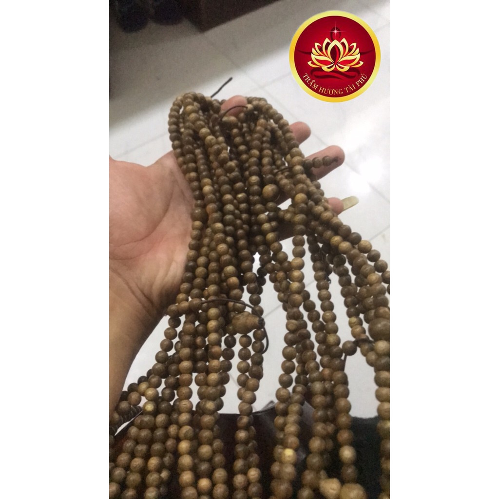 Vòng Tay Chuỗi Hạt Trầm Hương 108 Hạt , Size 6 MM,7MM, Mùi Thơm Tự Nhiên | BigBuy360 - bigbuy360.vn