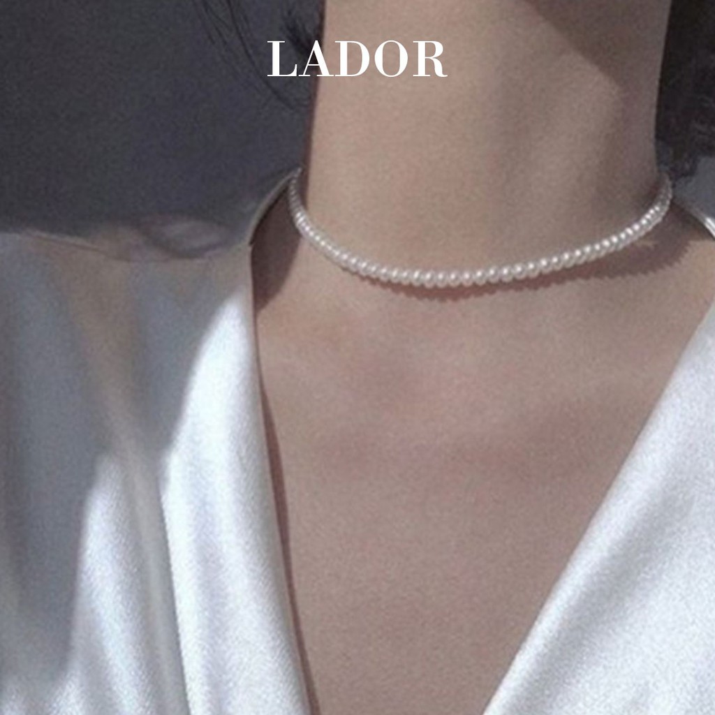 Dây chuyền trai nhân tạo hạt nhỏ 4mm D'or Pearl Necklace Growth N27