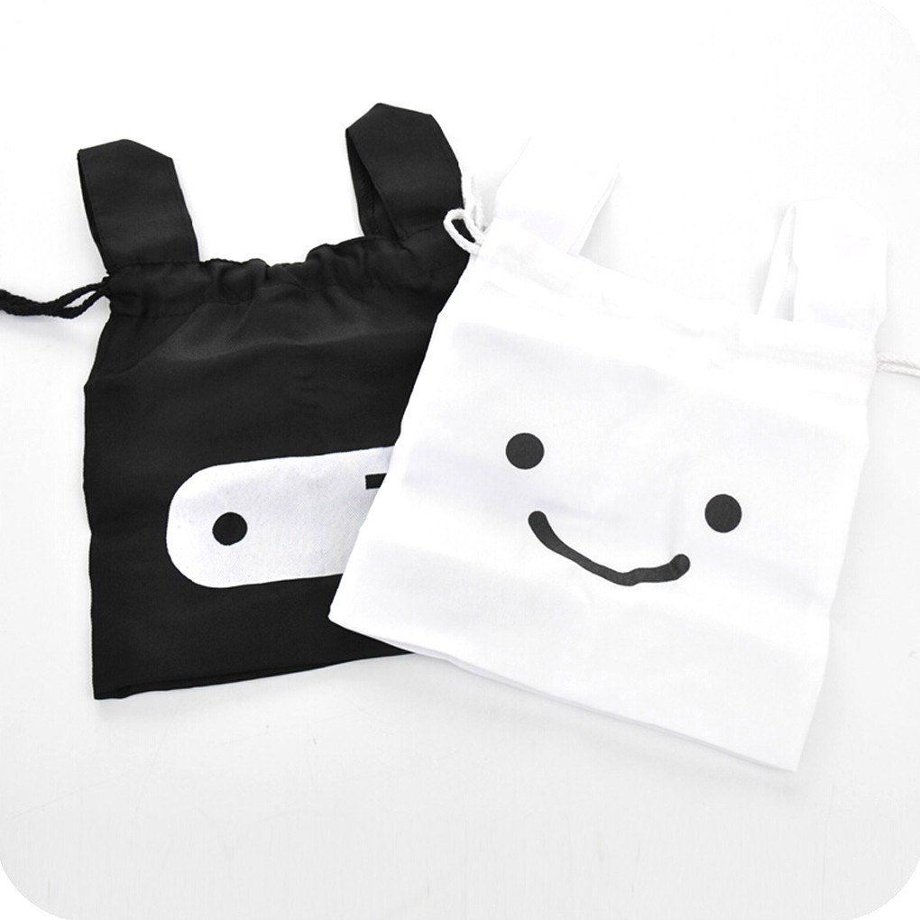 Túi Rút Dây Cỡ Nhỏ, Hình Thỏ Bunny, Bằng Vải, Có Thể Xách Được, Dùng Đựng Đồ Hay Đi Du Lịch