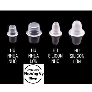 Hũ nhựa,silicon đựng mực