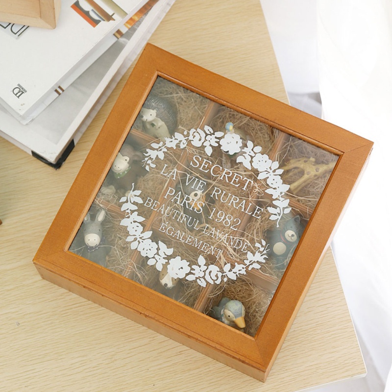 Hộp Đựng Trà Bằng Gỗ Chia 9 Ngăn Mẫu Mới