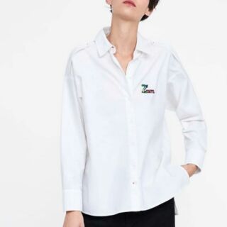 Sơmi Zara sẵn sz XS form to