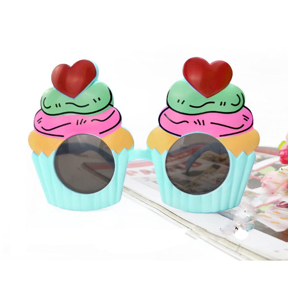 Mắt Kính Nhựa Hình Bánh Sinh Nhật Thời Trang Hàn Quốc Dành Cho Bé Gái