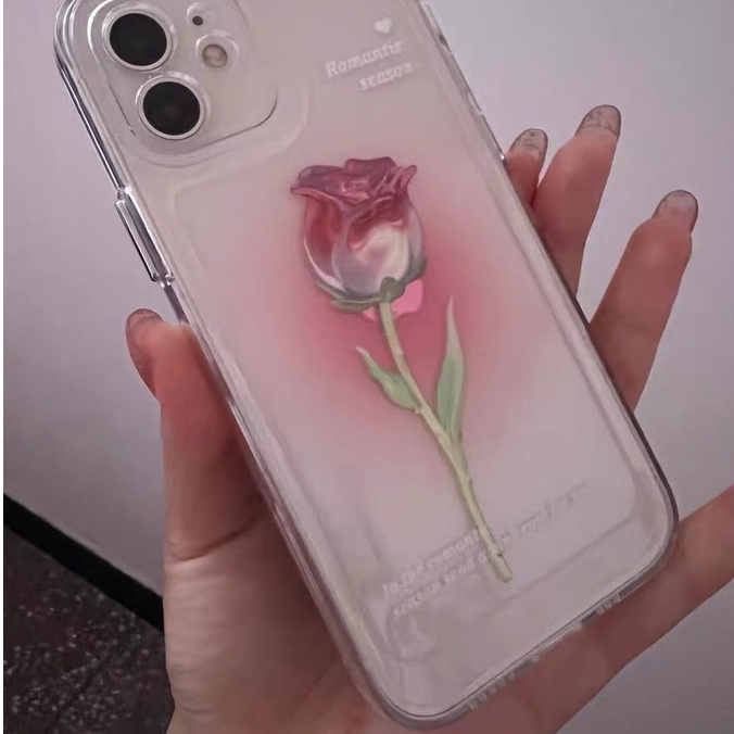 Ốp Điện Thoại Mềm Hình Hoa Màu Sắc Rực Rỡ Cho Iphone 13 pro max 12 pro max 11 pro max xs max xr x