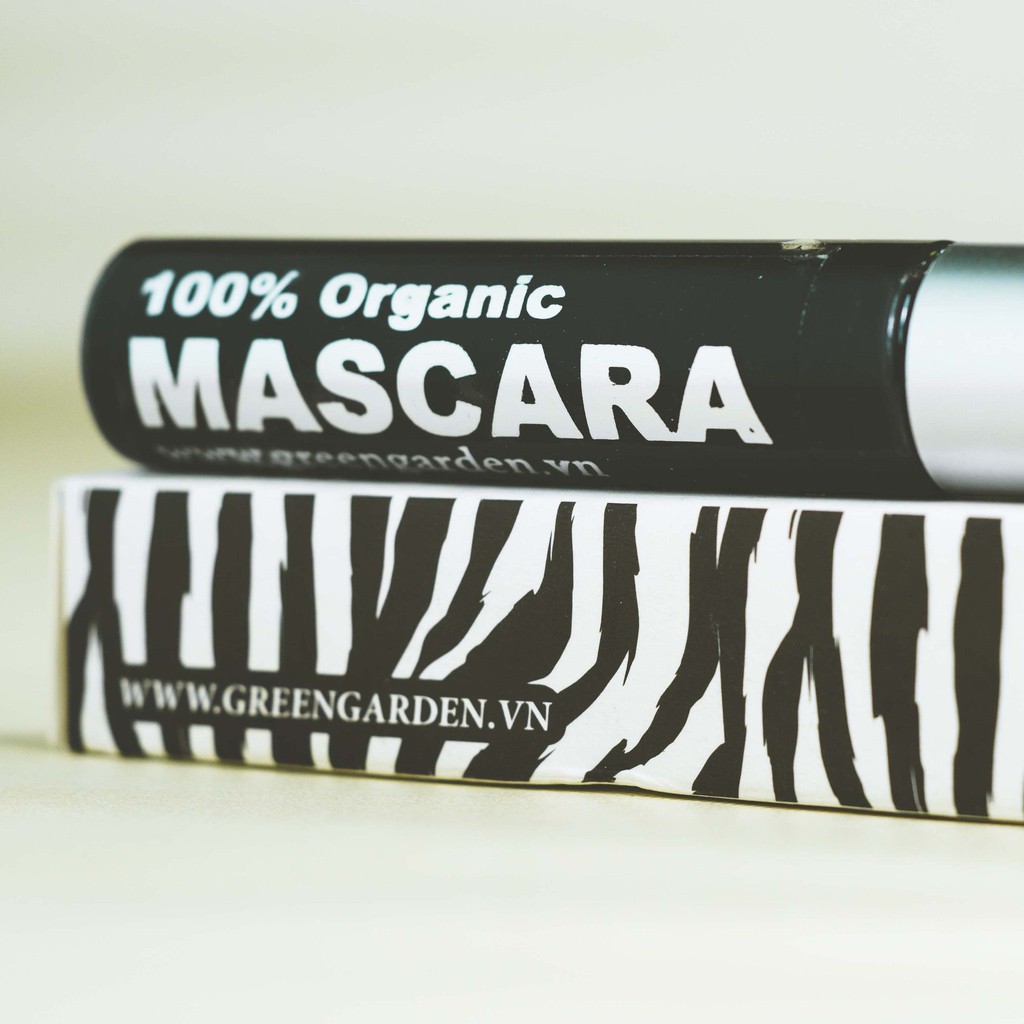 [Hàng Chính Hãng] Mascara dầu dừa - than hoạt tính Green Garden giúp mi mọc dài và khỏe mạnh, đen dày tự nhiên 10ml