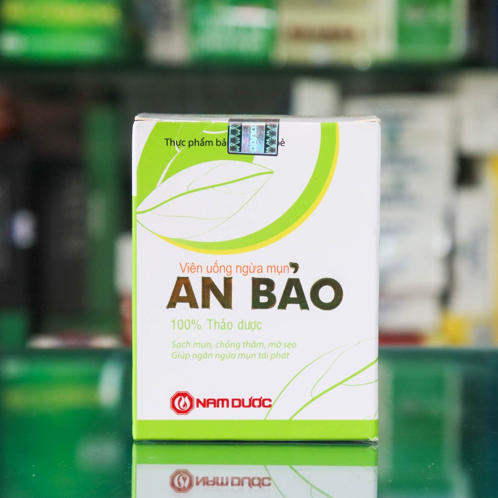 Viên uống ngừa mụn An Bảo, sạch mụn, chống thâm, mờ sẹo