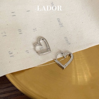 Bông tai hình trái tim Lador Accessories D'or Earrings E354