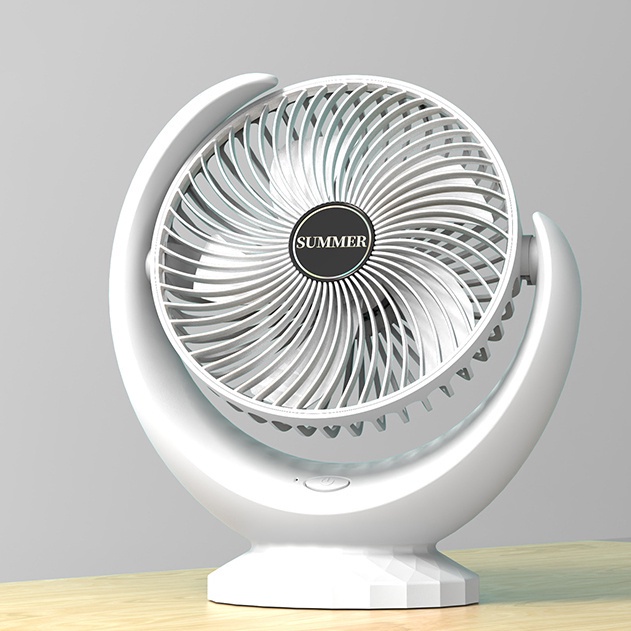 Quạt mini tích điện cầm tay, để bàn SUMMER 600mha loại lớn siêu tiện dụng cho mùa hè