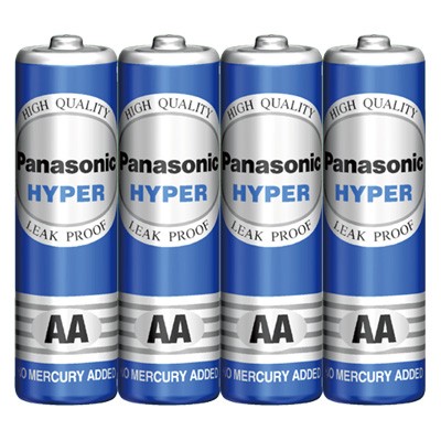 Pin AA Panasonic Hyper Carbon gói 4 viên