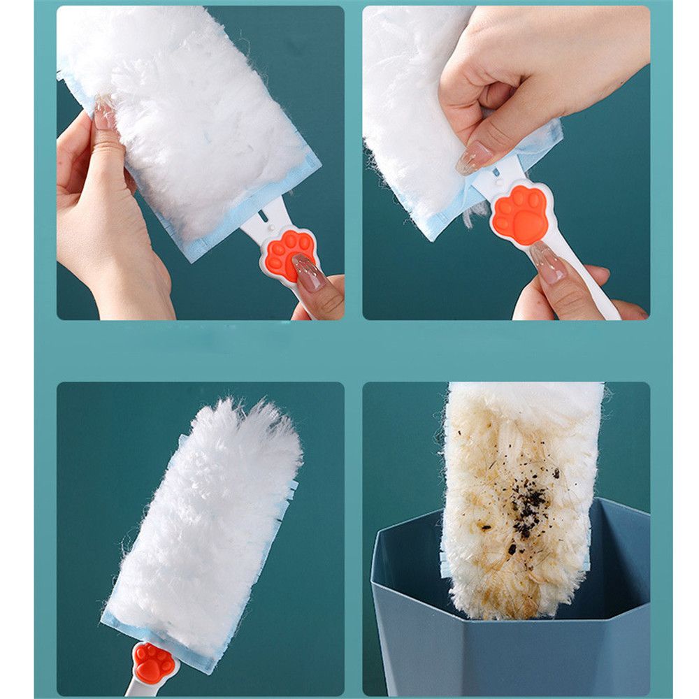 Chổi Lông Gà Vệ Sinh Bụi Chống Tĩnh Điện Có Thể Tái Sử Dụng